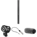 Azden SGM-250 Shotgun Microphone Kit with Shockmount Windshield and 3.5mm Adapter Cable Kit Battery Phantom