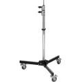 Impact Folding Wheeled Base Stand Black Chrome-plated 8.5