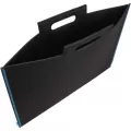 Itoya Midtown Bag Large Format Artwork Carrier 14 x 21 Black Blue