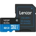 Lexar 32GB High-Performance 633x UHS-I microSDHC Memory Card with SD Adapter