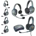 Eartec HUB724MXDAU UltraLITE 7-Person HUB Intercom System with Max 4G Double Headset (AU)