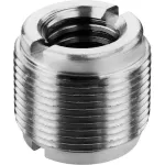 Auray 5 8 Male to 3 8 & 1 4-20 Female Combo Reversible Thread Adapter Steel