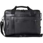 Barber Shop Undercut Convertible Camera Bag Grained Leather Black