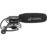 Azden SGM-250CX Short Shotgun Microphone Shockmount Phantom Only