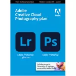 Adobe Creative Cloud Photography Plan with 20GB Cloud Storage 12-Month Subscription Download Card