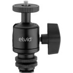 Elvid Heavy-Duty Camera Shoe Mount Adapter with Ball Head for Monitors