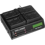 Dolgin Engineering TC400 Four-Position Simultaneous Battery Charger with Interchangeable Plates Panasonic VW-VBG6 and CGA-E 625