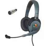 Eartec Max 4G Double Headset with 4-Pin XLR Male Connector