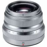 FUJIFILM XF 35mm f 2 R WR Lens Silver