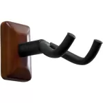 Gator Wall-Mounted Guitar Hanger with Mahogany Mounting Plate