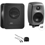 Genelec 8010 Studio Monitor Kit with 7040 Subwoofer and Stereo Volume Control