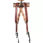 HoldFast Gear MoneyMaker 2-Camera Harness Chestnut Small