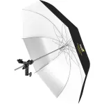 Impact Twin Shoe Umbrella Bracket with Convertible White Umbrella 32