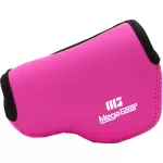 MegaGear Ultralight Neoprene Camera Case for LUMIX DMC-GX85K with 12-32mm Hot Pink