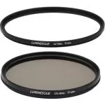 Luminesque 77mm Circular Polarizer and UV Slim PRO Filter Kit