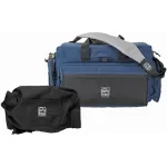 PortaBrace CS-DV2U Camcorder Case and Quick Slick Mini Rain Cover Kit Blue