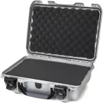 Nanuk 923 Protective Case with Cubed Foam Silver