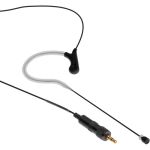 Senal UEM-155-35H-BK Omni Earset Microphone with 3.5mm Locking Connector for Sennheiser Transmitters Black