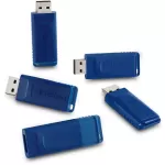 Verbatim 8GB USB Flash Drive Blue 5-Pack