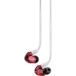 Shure SE535 Sound-Isolating In-Ear Stereo Headphones with 3.5mm Audio Cable (Special-Edition Red)