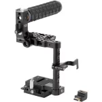 Wooden Camera Unified Camera Cage for BMPCC 6K/4K (Rubber Handle)