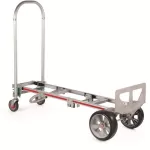 Magliner Gemini Sr. Convertible Hand Truck with 10' Interlocked Microcellular Foam Wheels