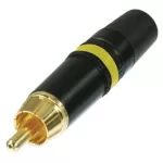 Neutrik REAN NYS373-4 RCA Phono Plug (Yellow) NYS373-4