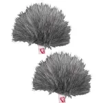 Rycote Pair Gray Ristretto Lavalier Windjammer 065553