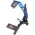 ProMediaGear BBX2 Boomerang Flash Bracket with Universal QR Plate Blue Right-Handed